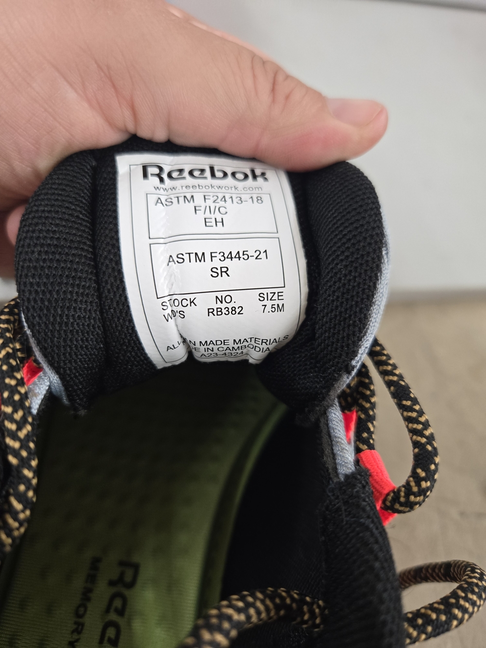 Reebok Woman's Lightweight Running Shoe - Gray with Pink Accents - Picture 10 of 11